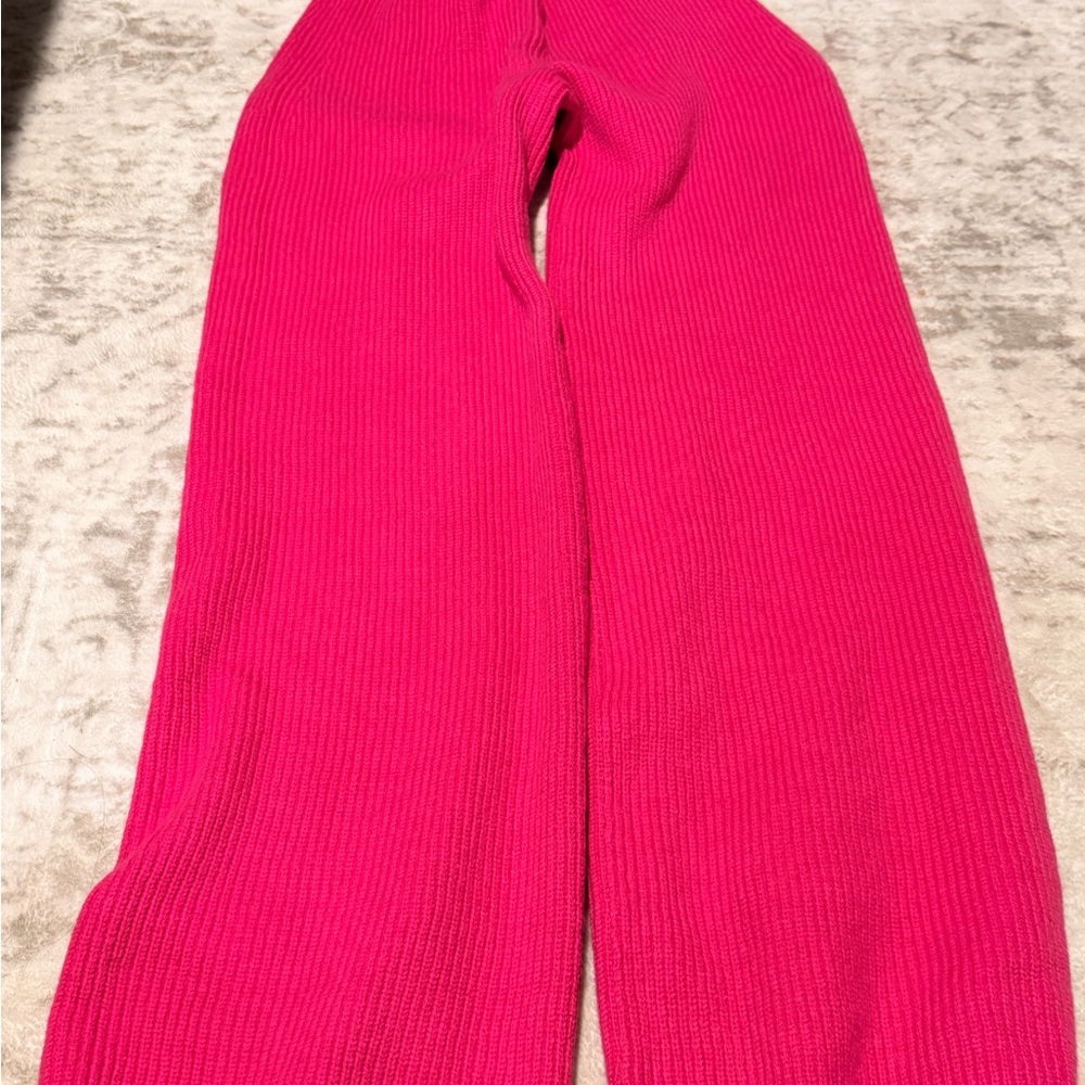 GAP Fuchsia Wide-Leg Knit Pants - Picture 5 of 6